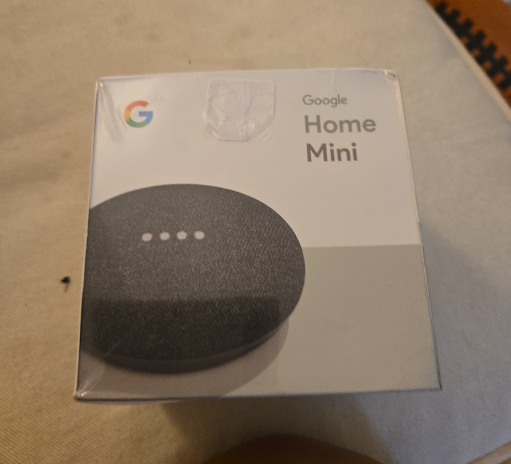 Google Home Mini Charcoal Smart Speaker